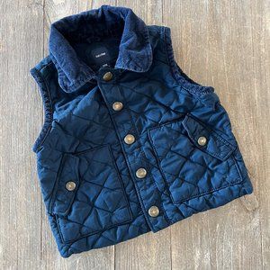 BABY GAP QUILTED VEST (12-18 mths)